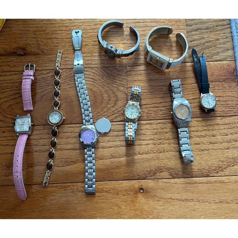 Vintage Watch Lot 8 - all tested and work